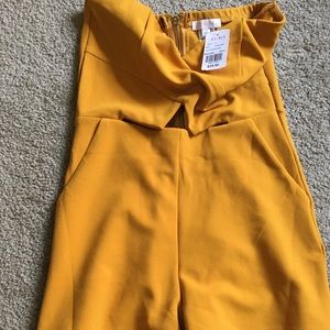 New (with tags) Mustard Romper